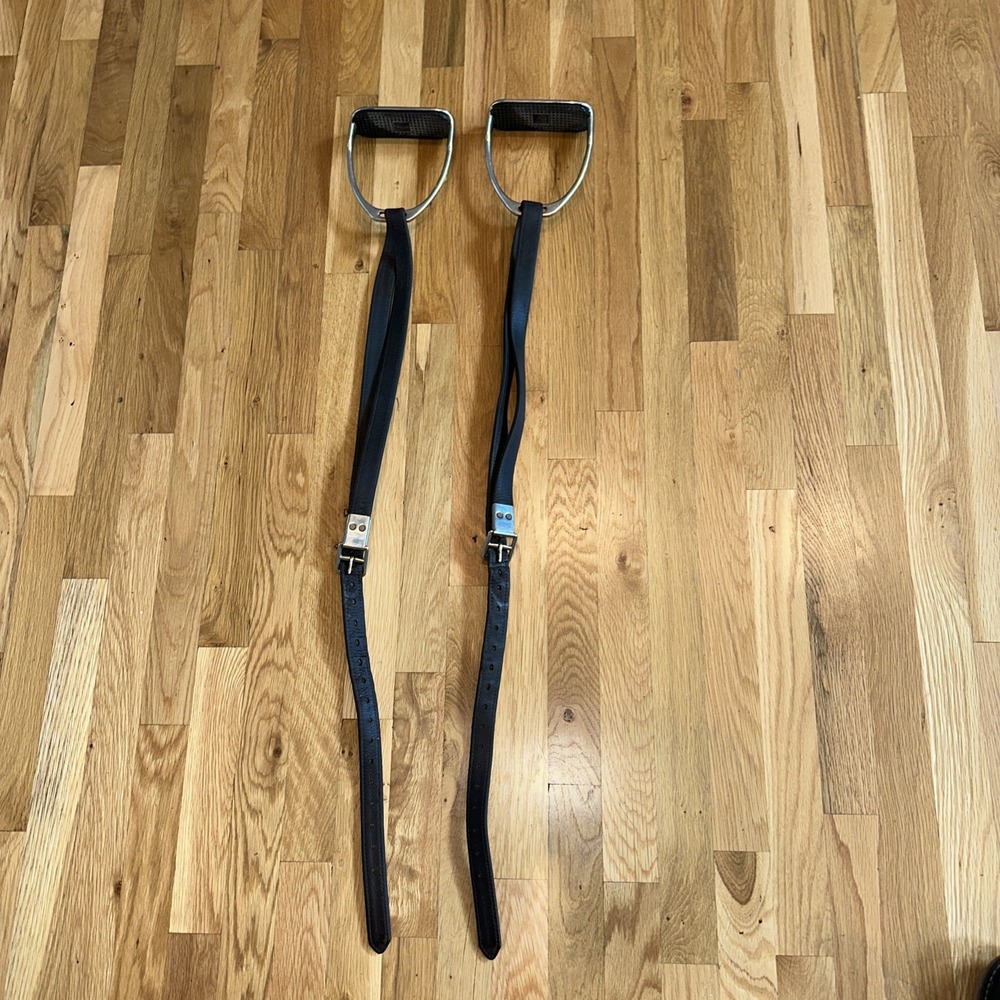 stubbone leather‎ stirr ups